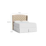 Paris Tufted Upholstered Bed - Image 6