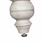 Whitney Server Dining Storage Antique Linen w/ Weathered Gray 23