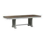 Abbey Park Trestle Table Top Dining Table Tops Antique White & Weathered Brown 10