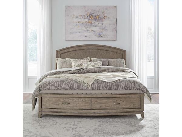 Avalon King Panel Storage Bed Beds Beds