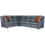 Sectionals 206 Robinson Reclining Sectional with Two-Piece Back Sectionals Blue 32