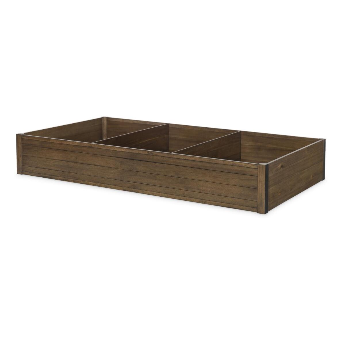 cfda7bf2fa997db73def44d899cd3239 Trundle Storage Drawer Brown Finish - Image 1