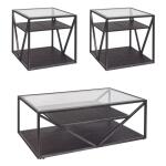 Arista 3 Piece Set (1-Cocktail 2-End Tables) - Image 3