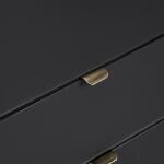 Stratton Three-Drawer Chest Chests Black 13