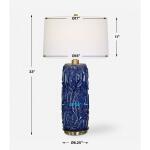 Zade Table Lamp, Blue - Image 10