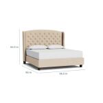 Paris Tufted Upholstered Bed - Image 5