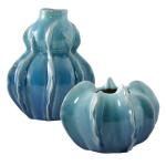 Ocean Wave Indoor-outdoor Vases, S/2 - Image 4