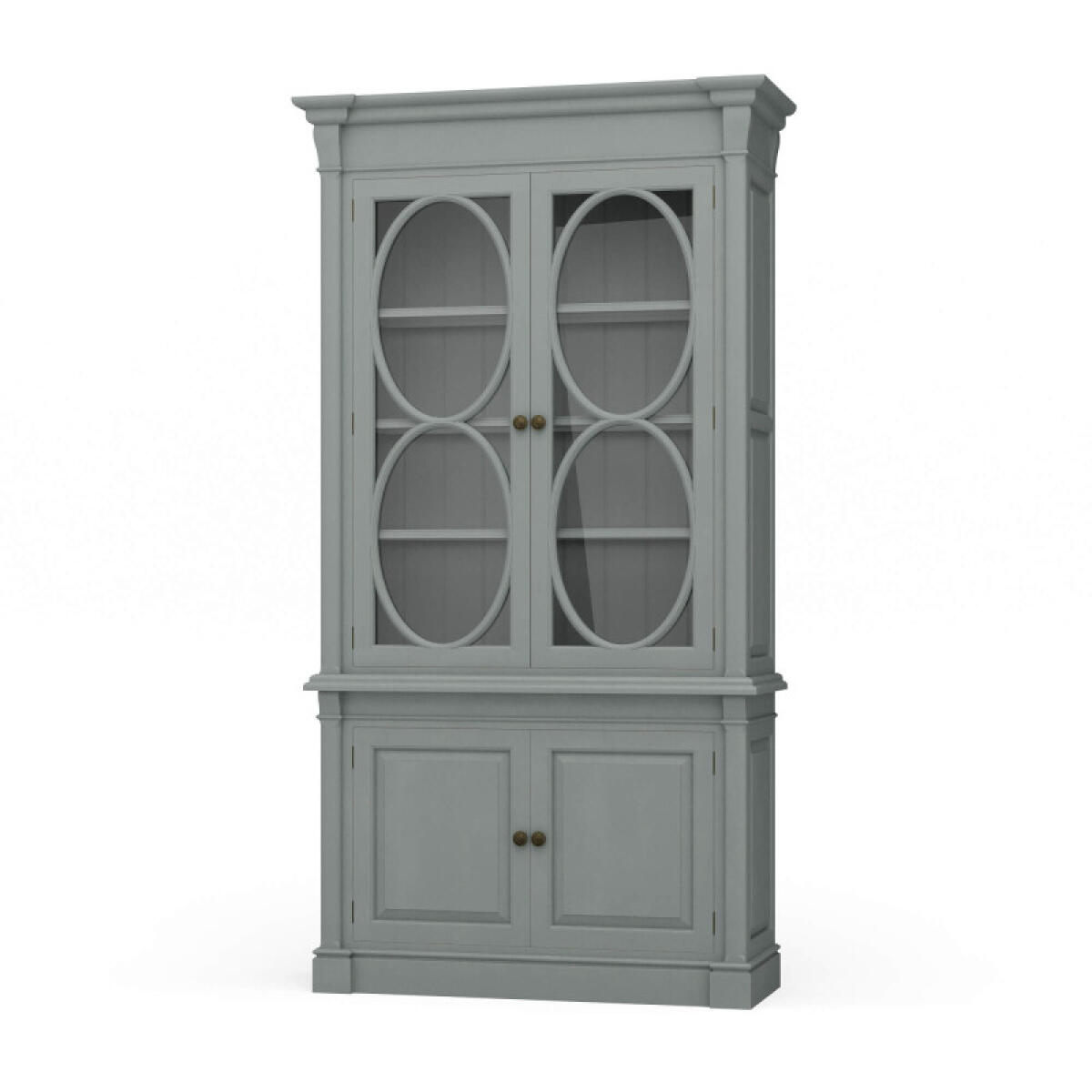 d0c757b176c1bd5cd5f670a8ecc09518 Fiona 4 Door Display Cabinet W/ Glass Shelves - Image 1