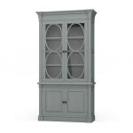 Fiona 4 Door Display Cabinet W/ Glass Shelves