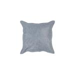 Dumont Leather Sea Fog Blue Square Pillow Cover + Insert