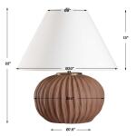 Keoghan Table Lamp Lighting Brown 19