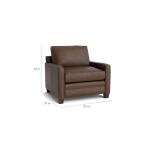 Carolina Leather Track Arm Chair - Image 7