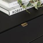 Stratton Three-Drawer Chest Chests Black 15