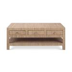 Kagu 6 Drawer Coffee Table W/ Rattan - Image 5