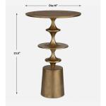Flight Accent Table, Brass Chairside Tables Brass 21