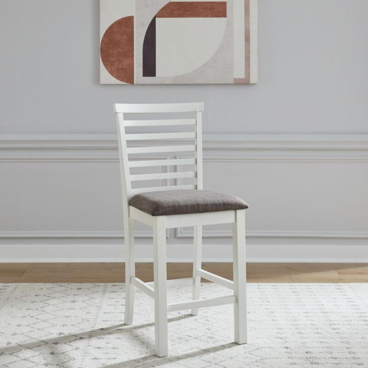 d12adf8616992d8e6db35dead2489144 Brook Bay Uph Ladder Back Counter Chair (RTA) - Image 1