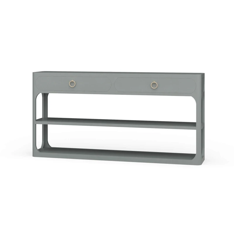 d161486af394981e10cb21d382a9eee8 Corte Open Console Table W/ 2 Drawers - Image 1