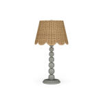 Cholet Table Lamp W/ Scalloped Shade