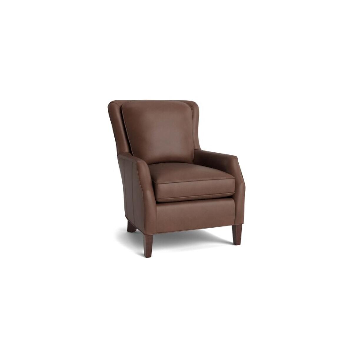 d1b51bb72b83d45304db983f778baa9c Kent Leather Slope Arm Chair - Image 1