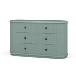 Kraton 3 Drawer Oval Dresser - Image 3