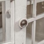 Whitney Server Dining Storage Antique Linen w/ Weathered Gray 22