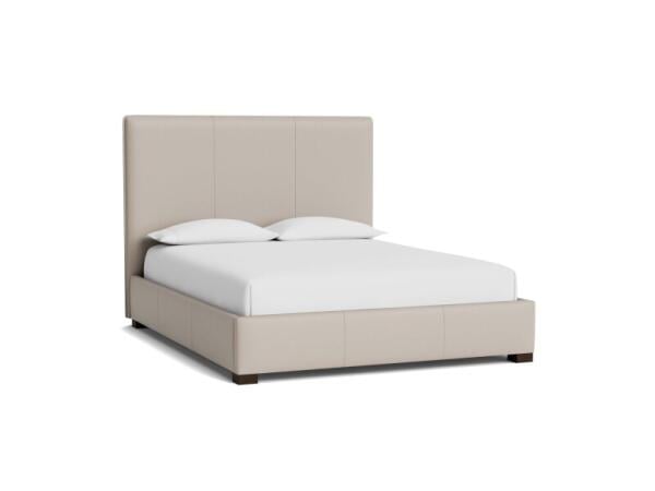 Madison Leather Upholstered Platform Bed Beds Bassett Furniture