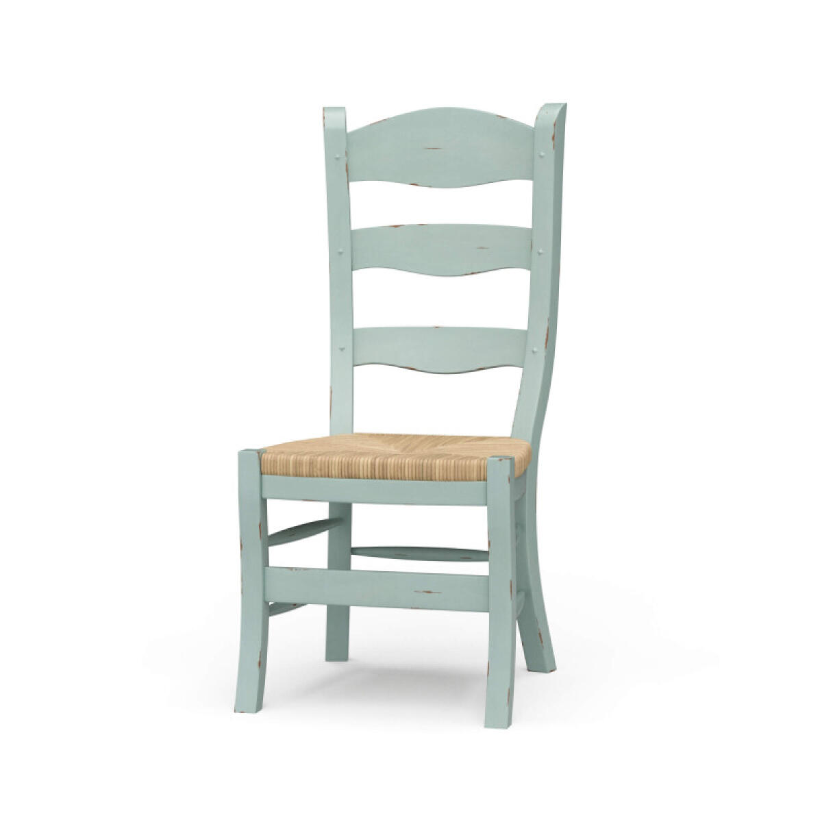 Peg & Dowel Ladder Back W/ Rush Seat Chairs & Benches Blue 2 Peg & Dowel Ladder Back W/ Rush Seat Chairs & Benches Blue 2