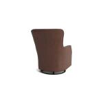 Kent Leather Slope Arm Swivel Glider Chairs Bassett Furniture 11