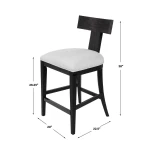 Idris Counter Stool, Charcoal Barstools Barstools 17