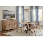 Dovetail Dining SPINDLE SIDE CHAIR Chairs & Benches Bleached White 9