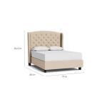 Paris Tufted Upholstered Bed Beds Bassett Furniture 11