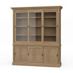 Hudson 88” Bookcase W/ 3 Sliding Doors Bookcases Bookcases 8