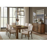 Dovetail Dining 76 inch GATHERING DINING TABLE Dining Tables Brown 13