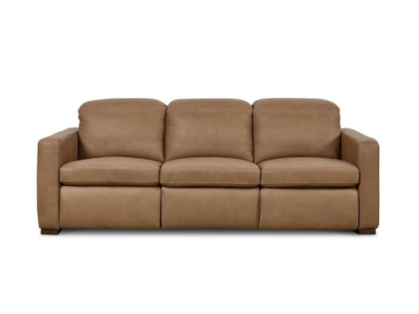 Caswell Leather Power Reclining Sofa Sofas Bassett Furniture