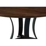 Crafted Cherry Dining by Ben & Erin Napier 48 inch ROUND TABLE w/ Metal Base - Image 4