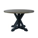 Single Pedestal Table- Navy - Image 3