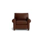 Carolina Leather Roll Arm Chair Chairs Bassett Furniture 9