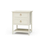Cholet 2 Drawer Bedside Table W/ Shelf