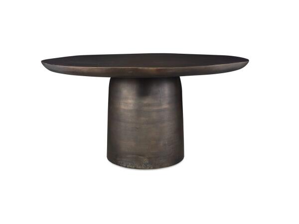 Madrone Indoor-outdoor Dining Table, Golden Dark Bronze Outdoor Dining Tables Brown