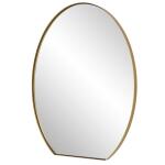 Cabell Oval Mirror, Brass Mirrors Gold 12