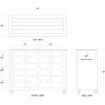 Savannah Dresser 6 Drawer Large - Image 9