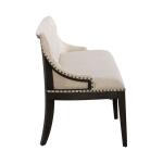 Americana Farmhouse Uph Shelter Dining Bench- Black - Image 5