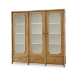 Milano Bookcase W/ 3 Glass Doors - Image 4