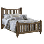 Maple Road King Slat Poster Bed