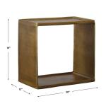 Derwent Side Table, Antique Brass - Image 7