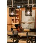 Oceana Rattan Pendant Medium Lighting Azure Shiny 14