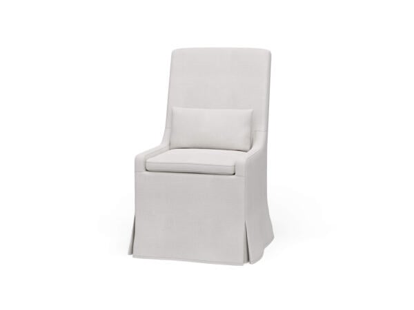 Sierra Modern Slipcovered Dining Chair W/o Castors Chairs & Benches Arctic
