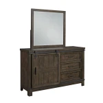 Thornwood Hills Full Panel Bed, Dresser & Mirror - Image 3