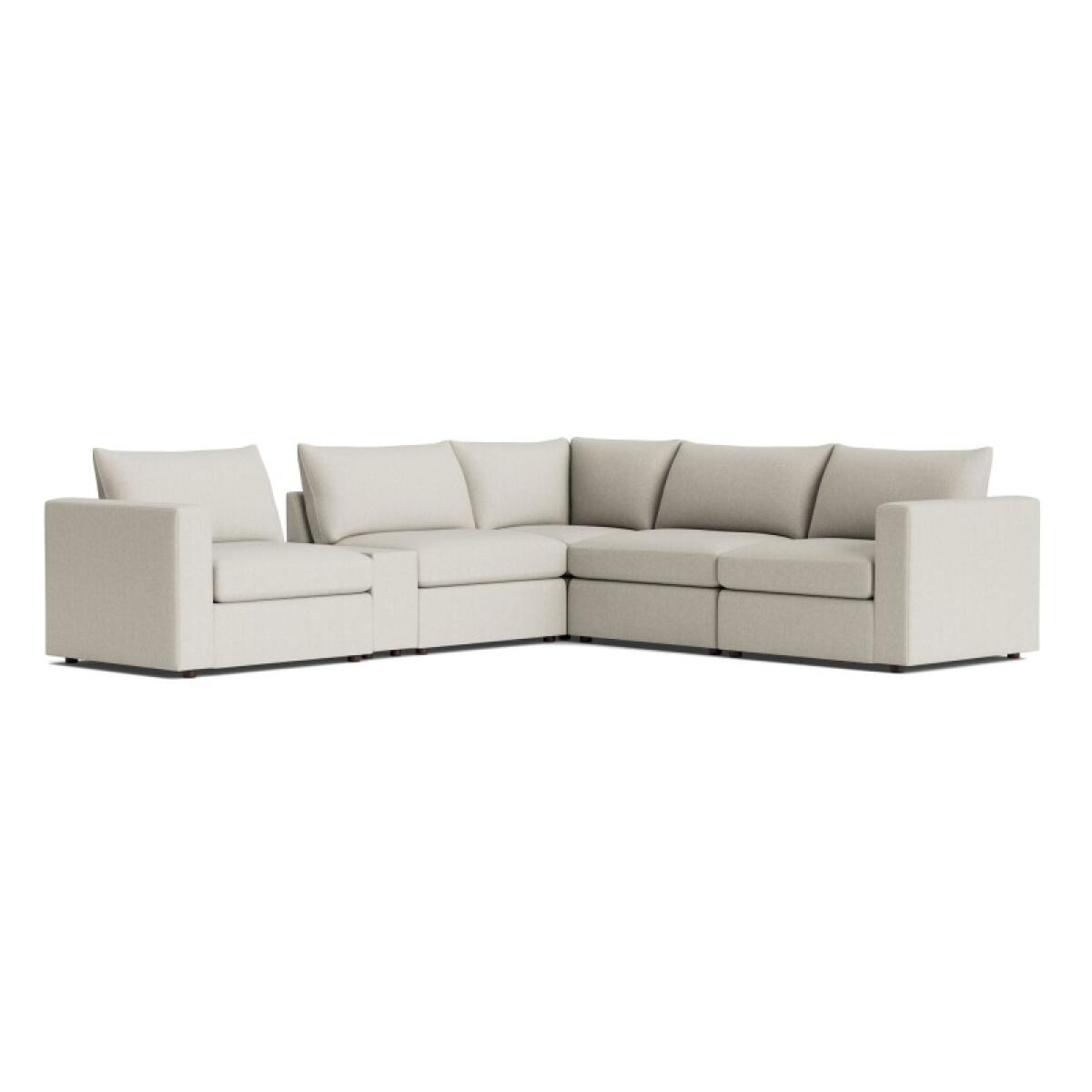 d4d9c55a9355661692dd180430cf1e76 Beckham Track Arm Modular L-Shaped Sectional - Image 1