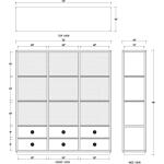 Cohan Open Cabinet W/ 6 Drawers W/ Rattan - Image 6